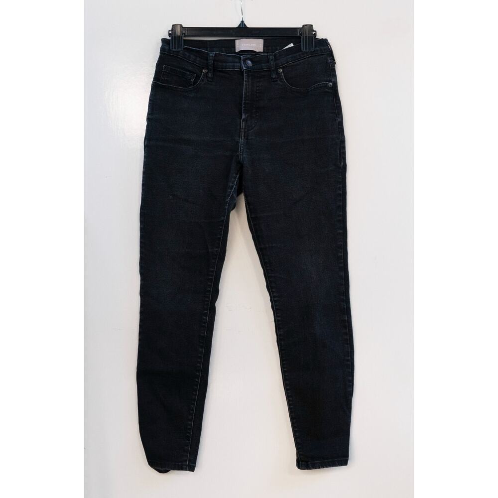 Everlane Skinny Jean Ankle Stretch Black Denim Women Size 30